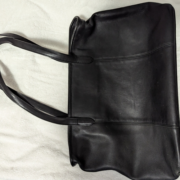 XL Coach colorful C, XL Dooney & Coach all black leather briefcase - Picture 7 of 13